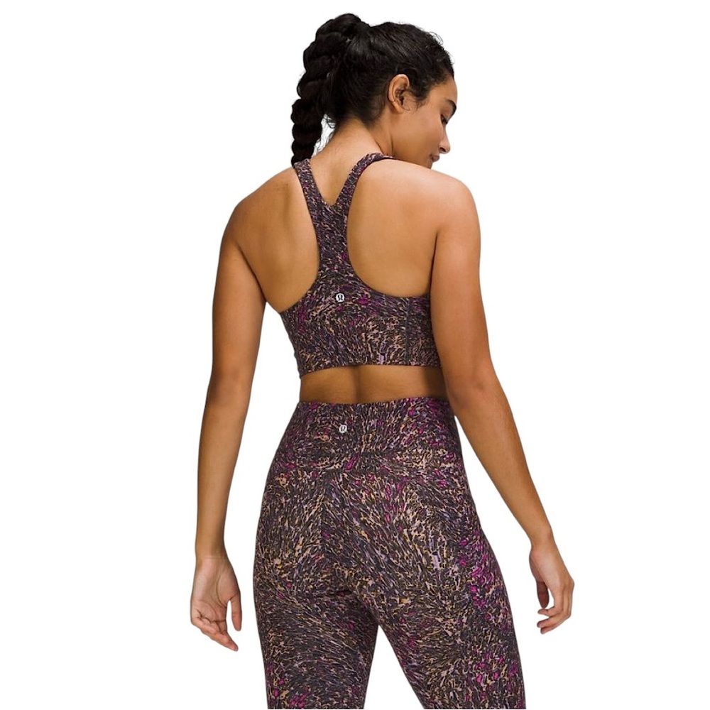 LULULEMON Wunder Train Longline Bra in topography multi - Picture 4 of 11